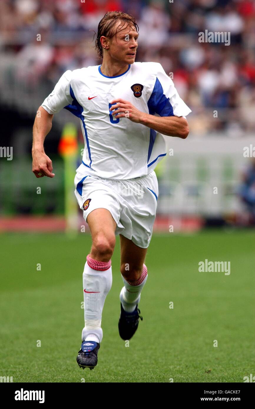 Soccer FIFA World Cup 2002 Group H Belgium v Russia Stock Photo
