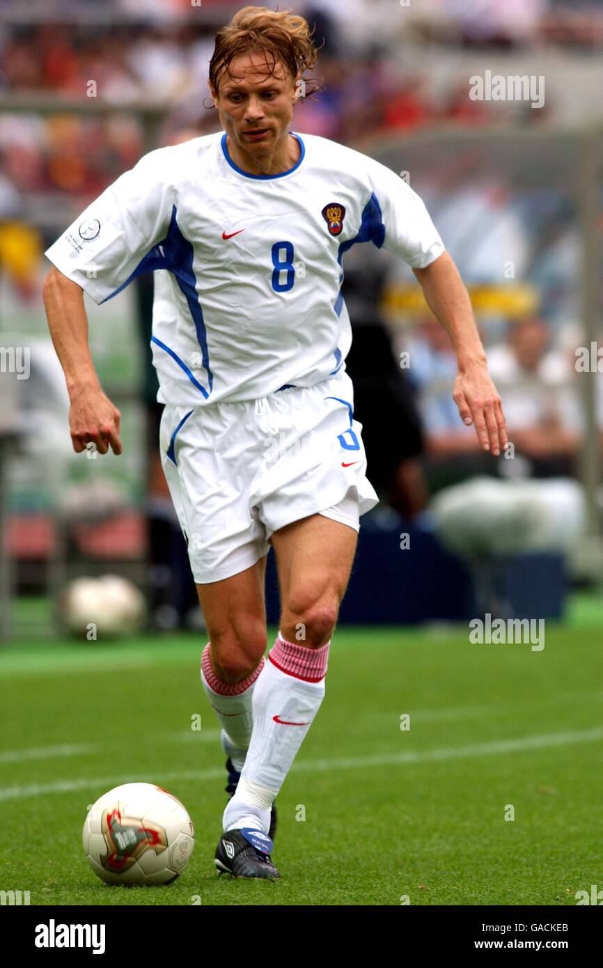 Soccer FIFA World Cup 2002 Group H Belgium v Russia Stock Photo