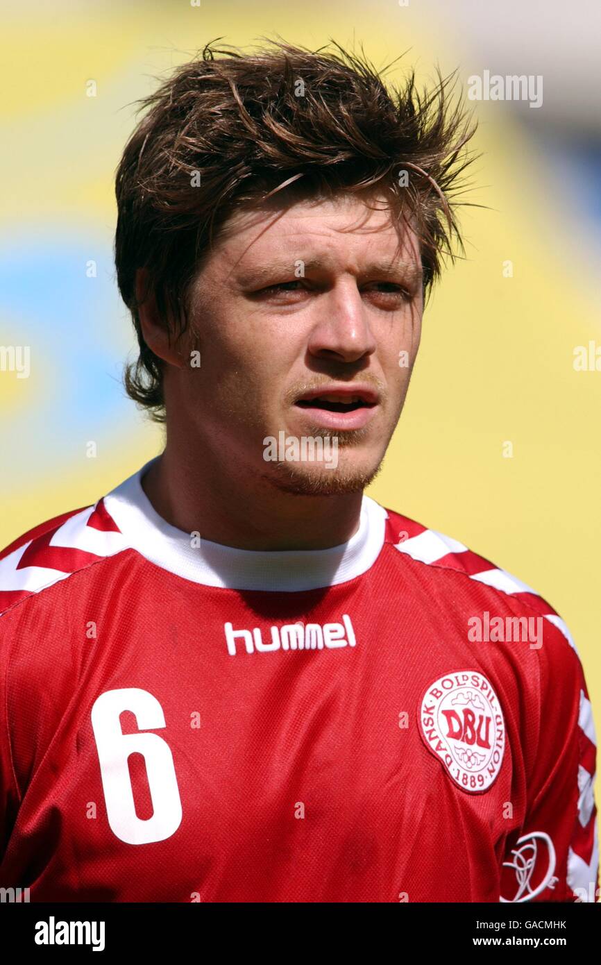 Soccer - FIFA World Cup 2002 - Group A - Denmark v France. Thomas Helveg, Denmark Stock Photo