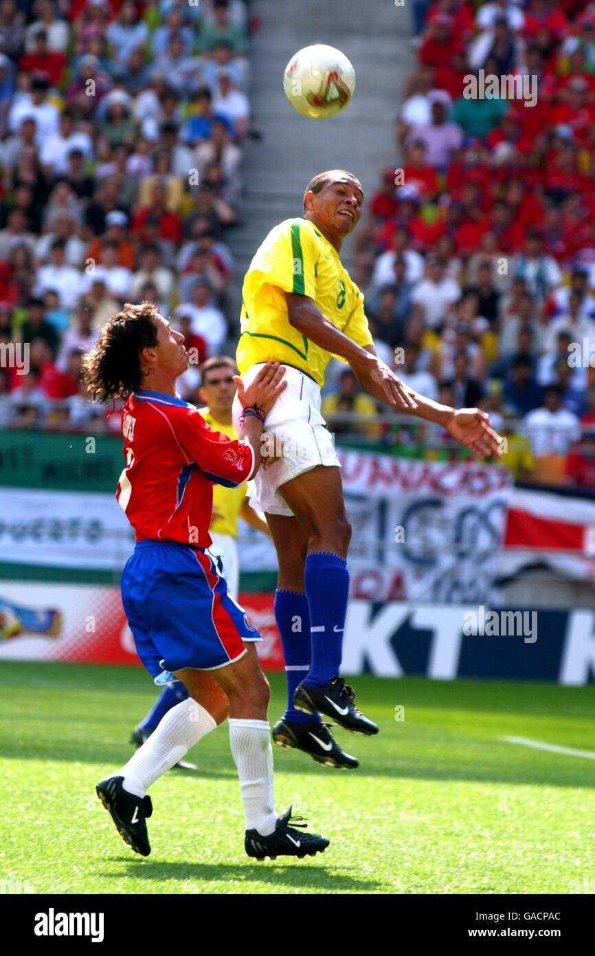 Soccer -FIFA World Cup 2002 - Group C - Costa Rica v Brazil Stock Photo