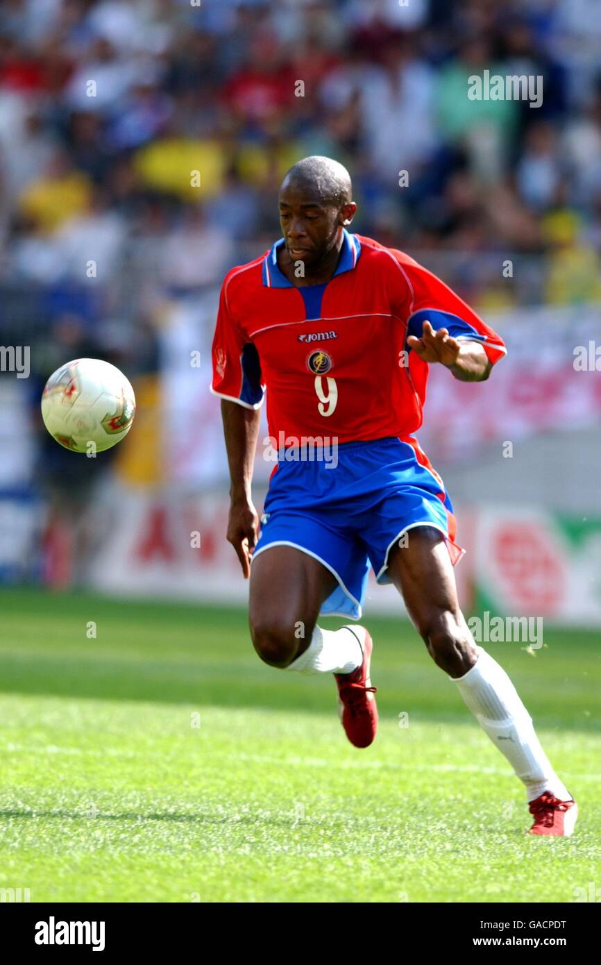 Soccer fifa world cup 2002 group costa rica brazil hi-res stock