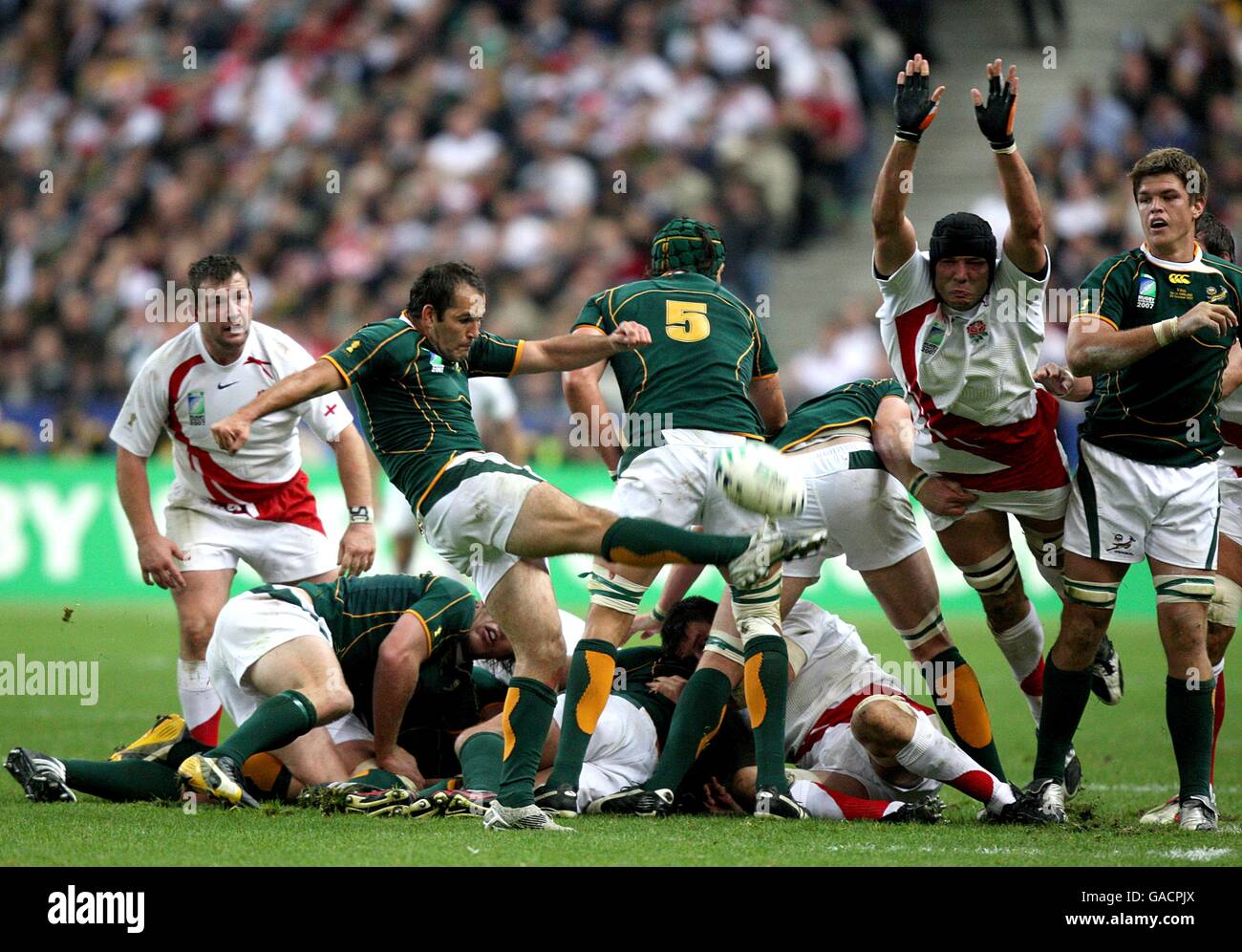 Rugby Union - IRB Rugby World Cup - Final - England v South Africa - Stade de France Stock Photo