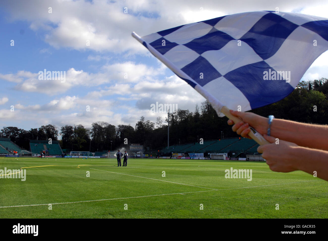 ブライトンFC Withdean Stadium 飾り写真 General view of the withdean stadium hi-res stock photography and