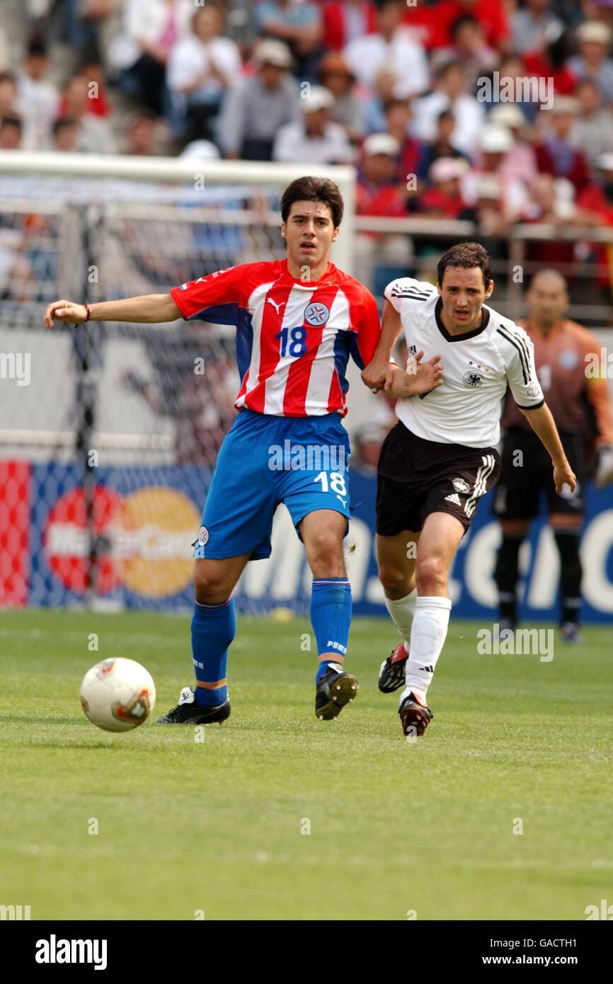 Soccer FIFA World Cup 2002 Second Round Germany v Paraguay Stock