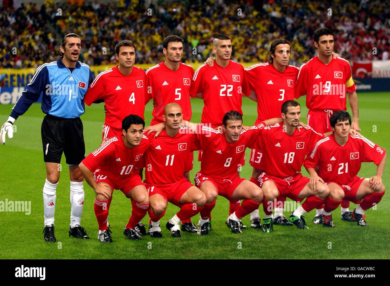 Soccer - FIFA World Cup 2002 - Semi Final - Brazil v Turkey Stock Photo