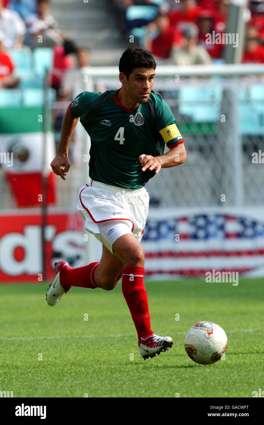 Soccer -FIFA World Cup 2002 - Second Round - Mexico v USA. Rafael Marquez, Mexico Stock Photo