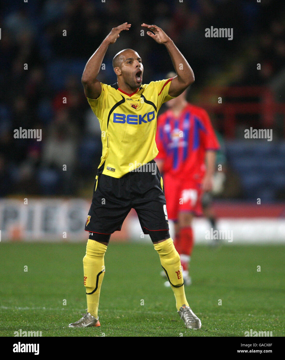 Watford's Marlon King celebrates scoring the second goal Stock Photo