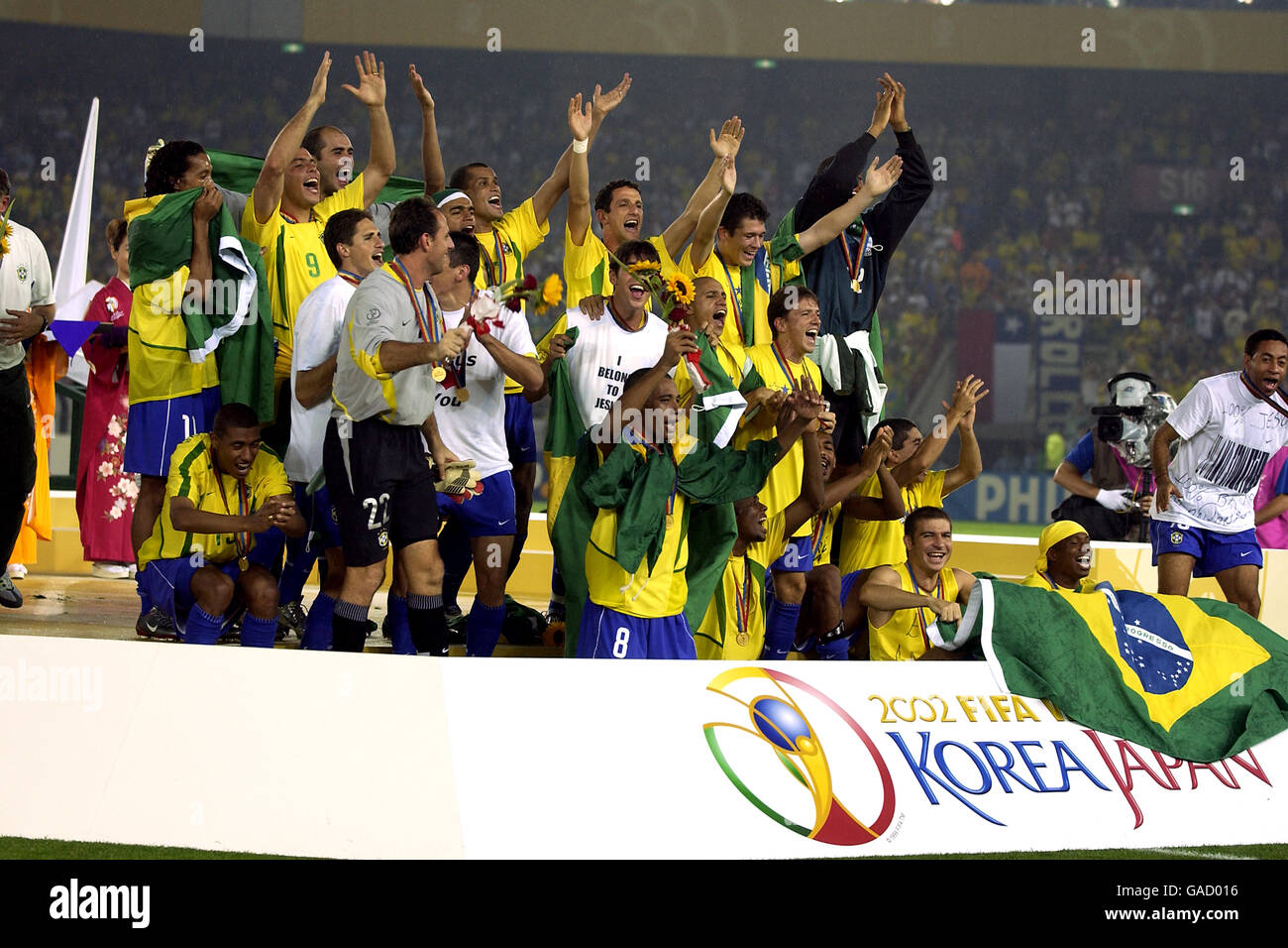 Soccer Fifa World Cup 02 Final Germany V Brazil Stock Photo Alamy