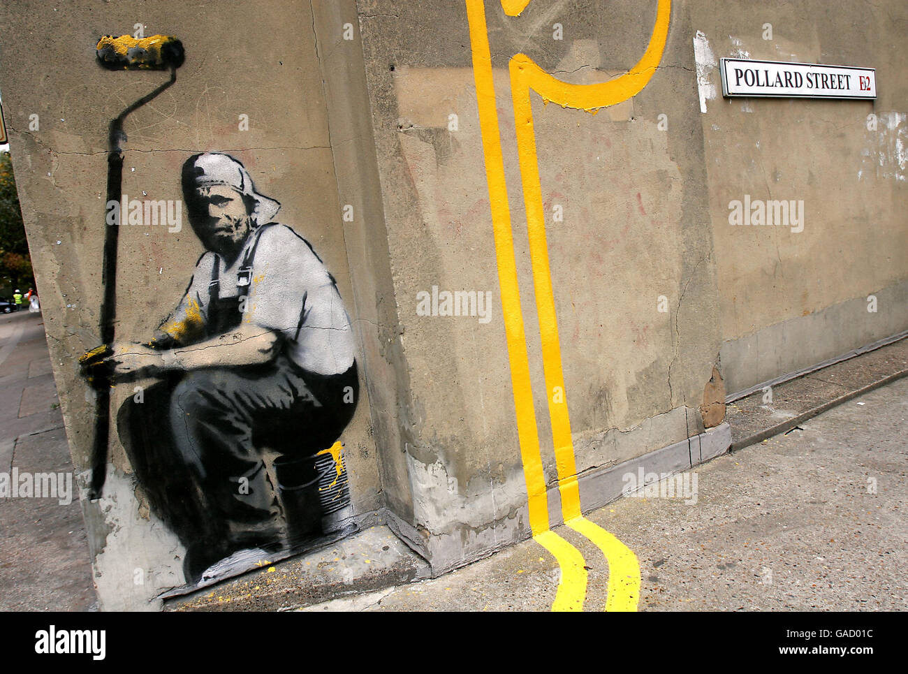 General view gv art artwork wall painting mural england mangsb hires