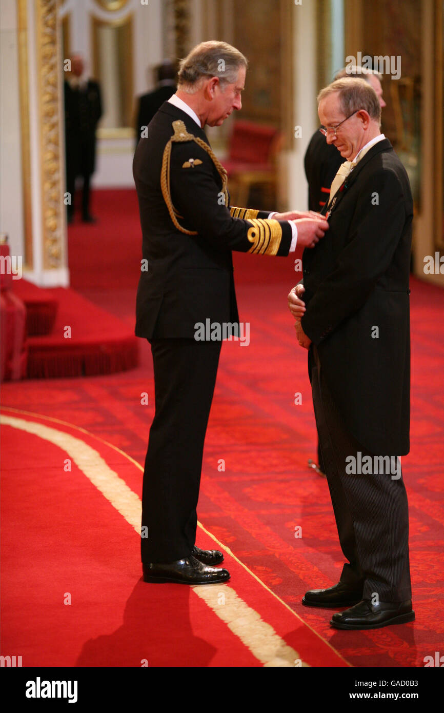 Dr. Malcolm Wakerley from Epsom is made an OBE by the Prince of Wales