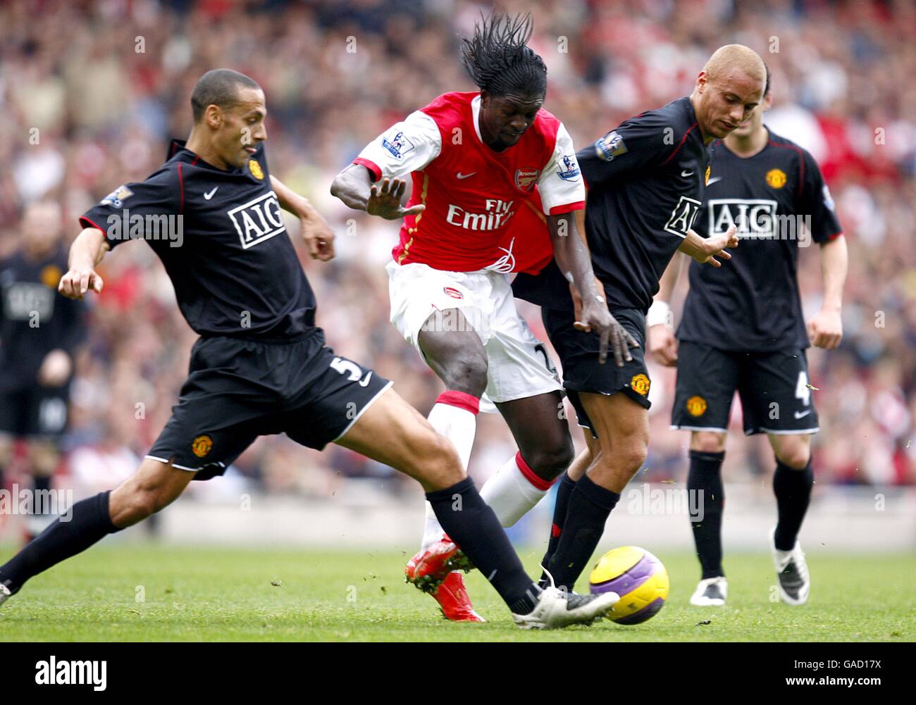 Soccer - Barclays Premier League - Arsenal v Manchester United - Emirates Stadium Stock Photo
