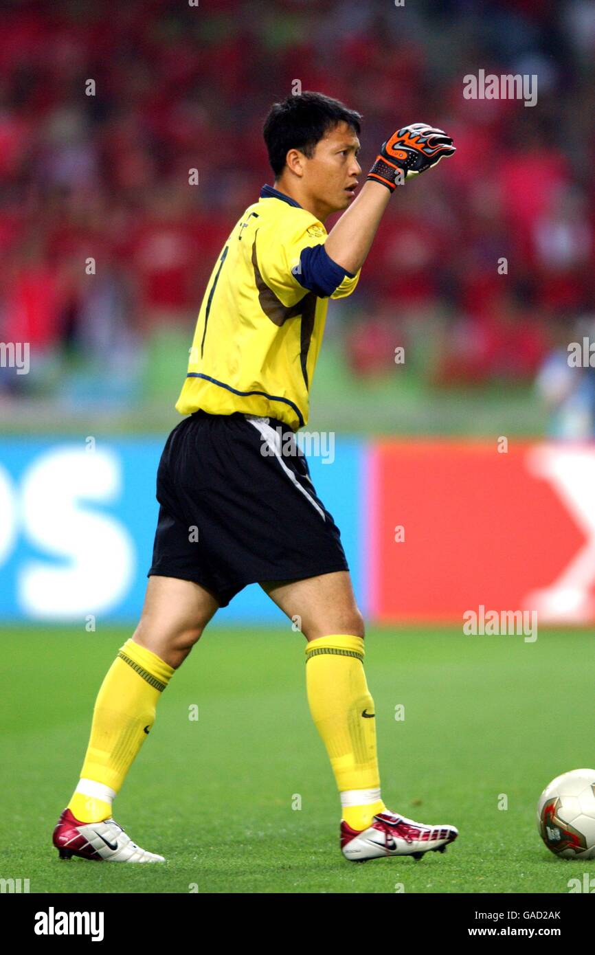 Soccer - FIFA World Cup 2002 - Third Place Play Off - Republic Of Korea v Turkey. Woon Jae Lee, Republic Of Korea goalkeeper Stock Photo