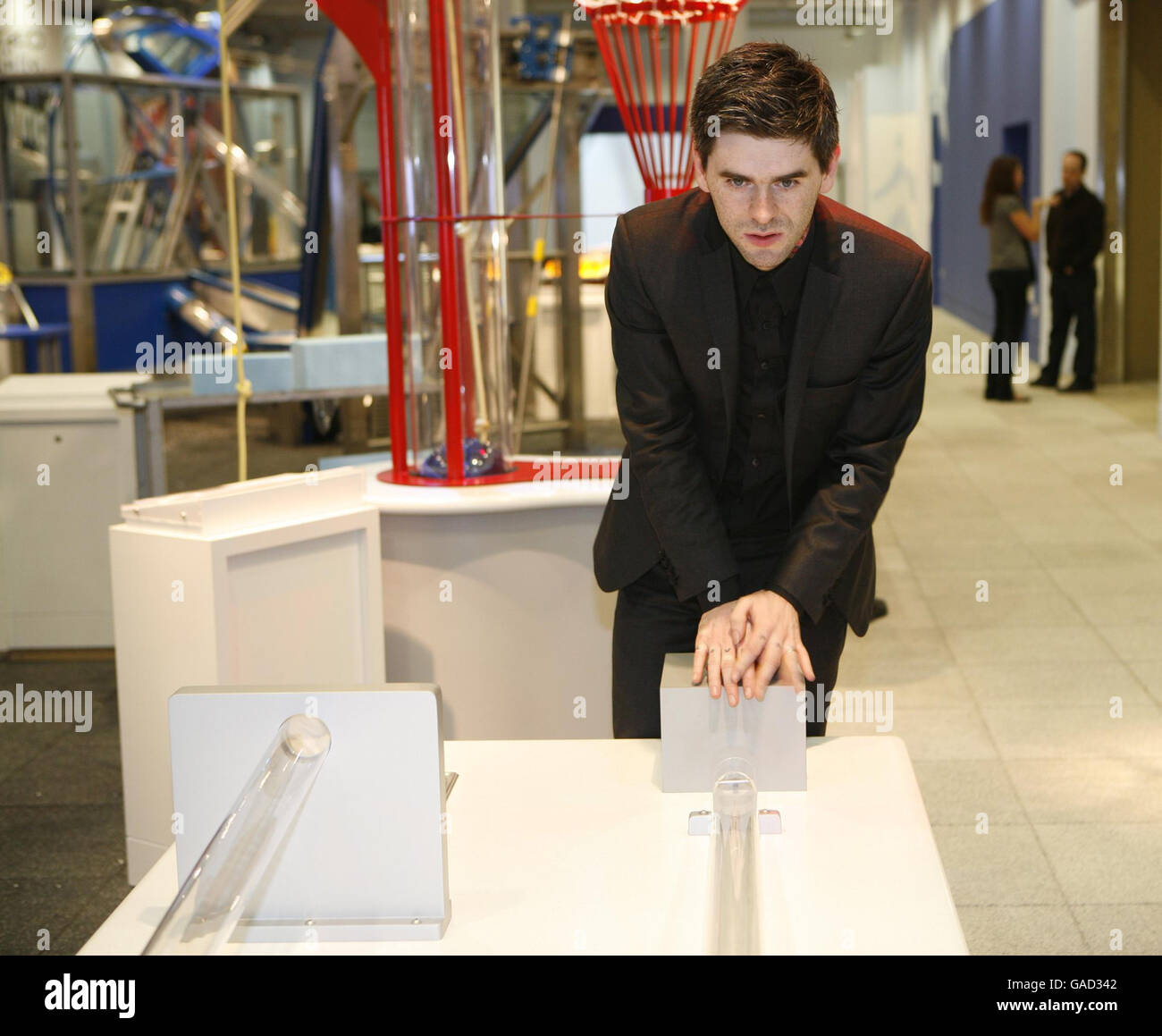 Franz ferdinand tour new sound exhibit gallery science museum hires stock photography and