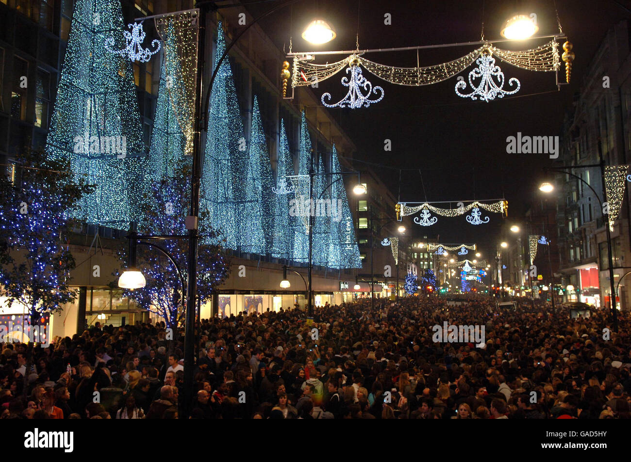 Customs and Traditions Christmas Lights on Oxford Street London