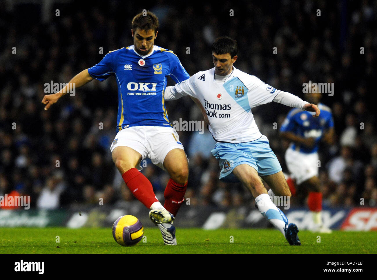 Soccer - Barclays Premier League - Portsmouth v Manchester City - Fratton Park Stock Photo