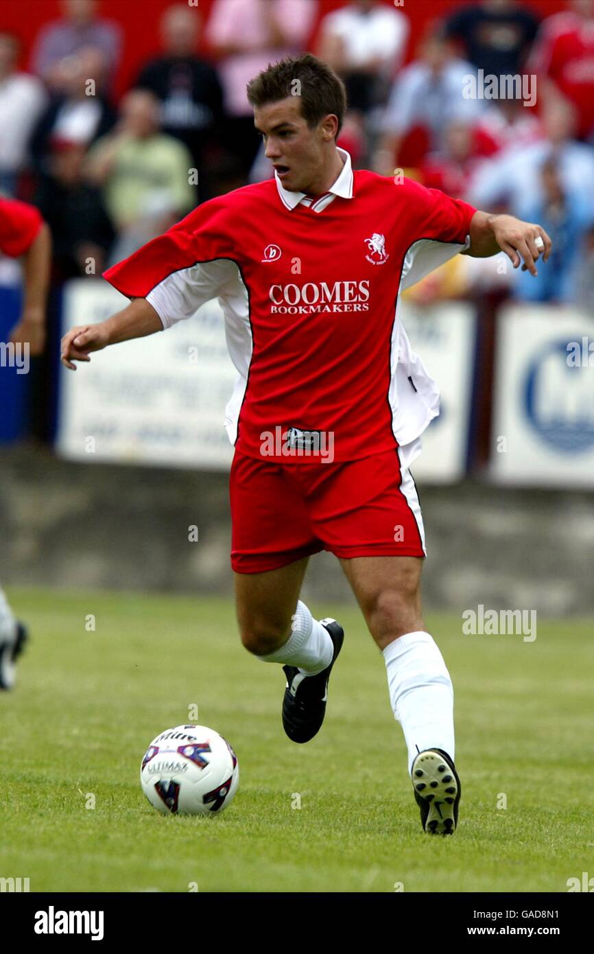 Soccer - Friendly - Welling United v Charlton. Paul Jones, Welling United Stock Photo