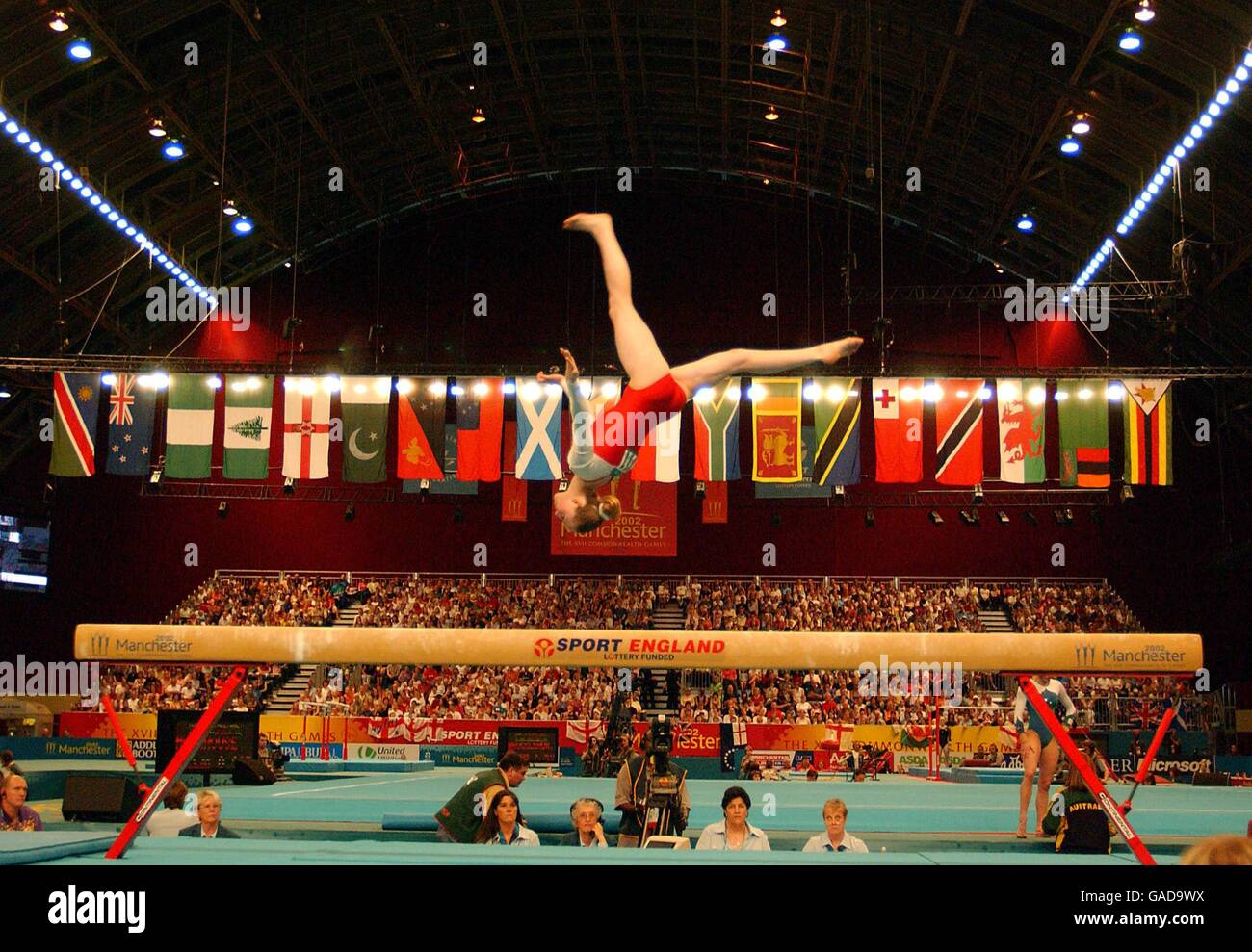 Manchester 2002 Commonwealth Games Gymnastics Beam Womens Stock