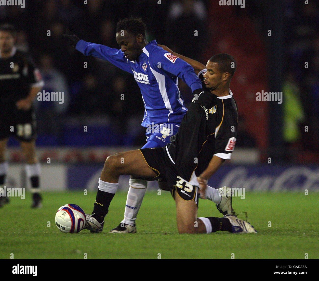 Soccer - Coca-Cola Football League One - Oldham Athletic v Port Vale - Boundary Park Stock Photo