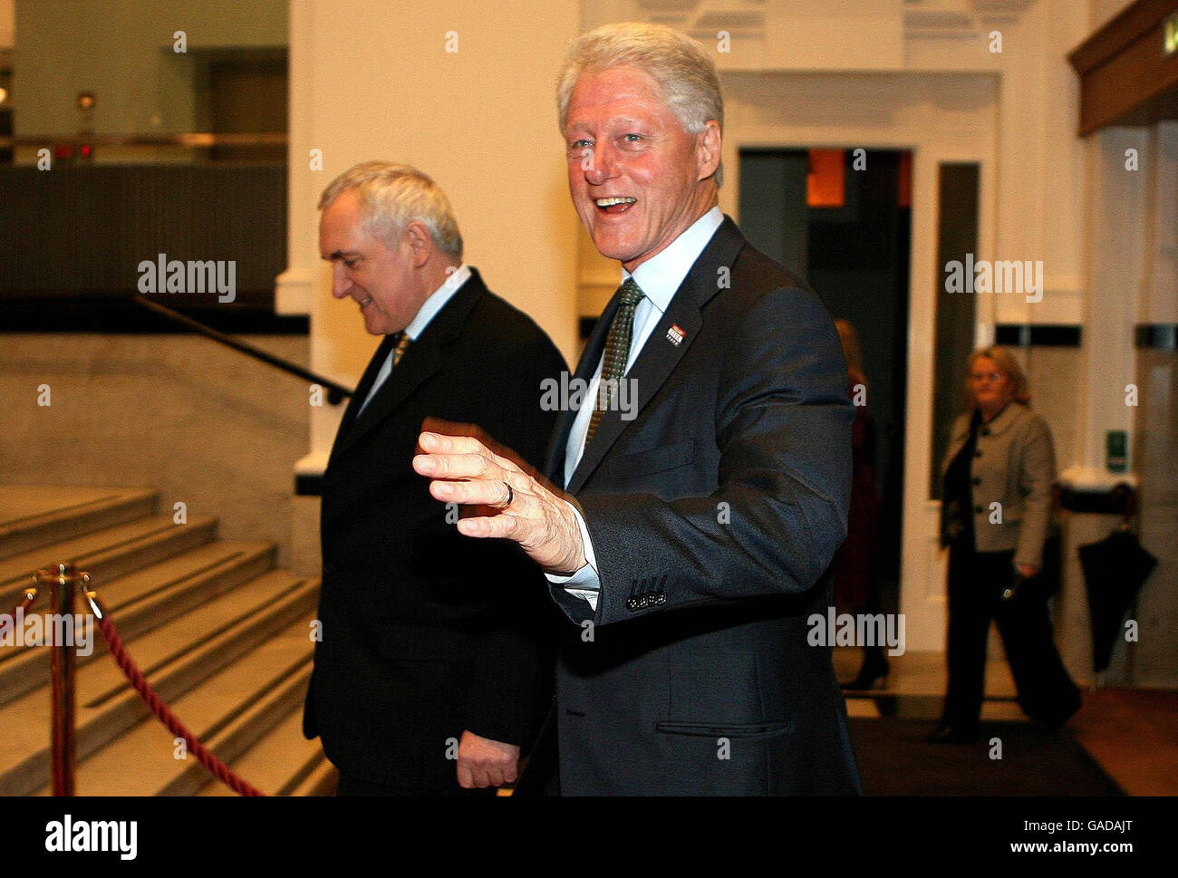 Taoiseach Bertie Ahern with Former US President Bill Clinton at ...