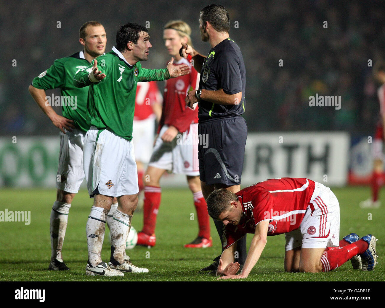 Soccer northern ireland full length speak speaking player referee
