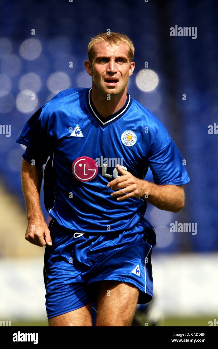 Leicester City's James Scowcroft in action during the match against Athletic Bilbao Stock Photo