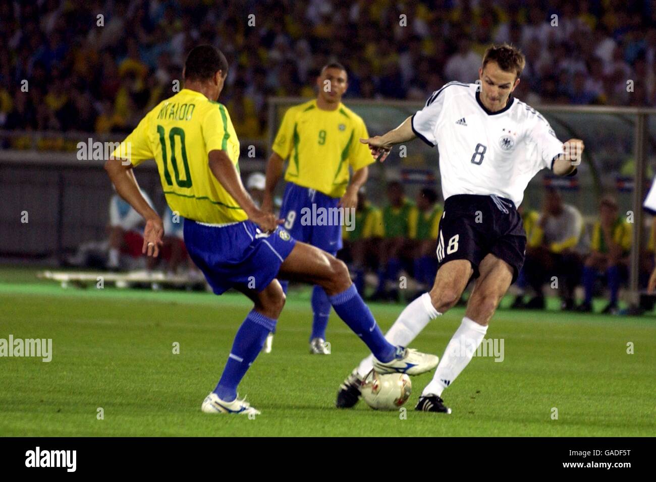 Soccer FIFA World Cup 2002 Final Germany v Brazil Stock Photo Alamy