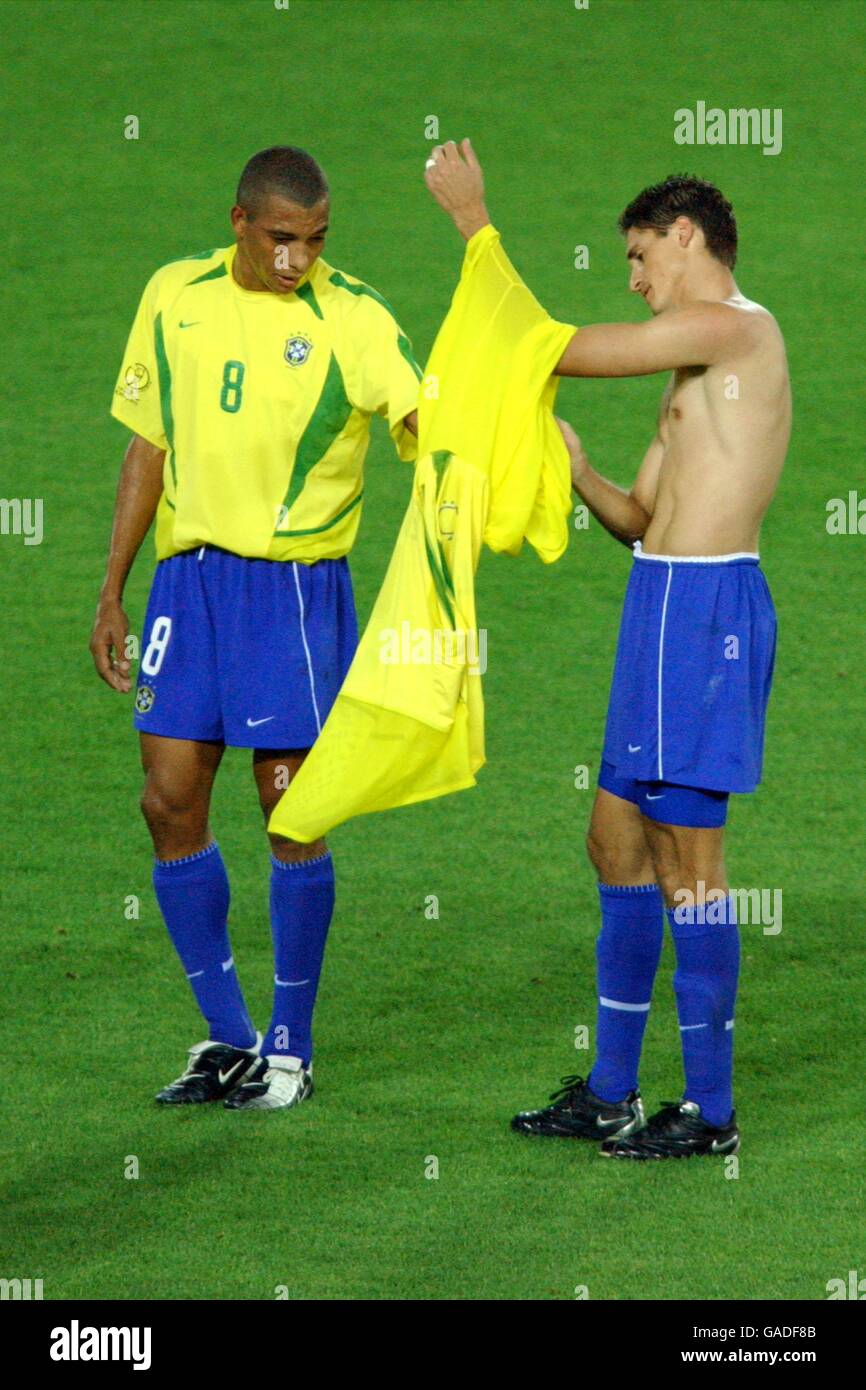Soccer FIFA World Cup 2002 Final Germany v Brazil Stock Photo Alamy