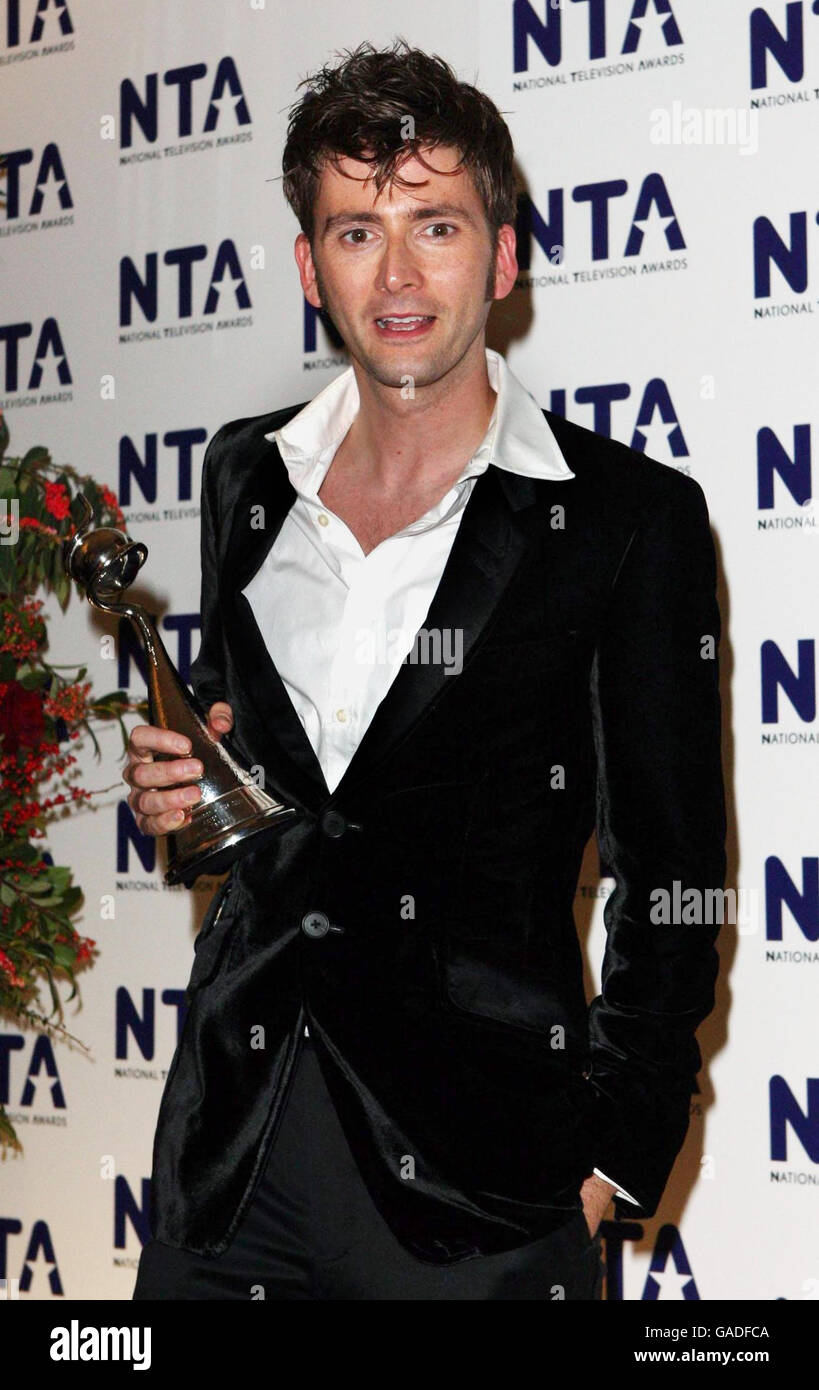 National Television Awards 2007 Press Room - London Stock Photo