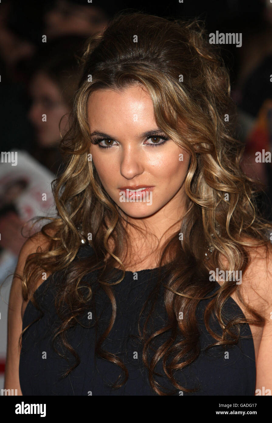 Jodi Albert arriving for the 2007 National Television Awards (NTA's) at the Royal Albert Hall, west London. Stock Photo