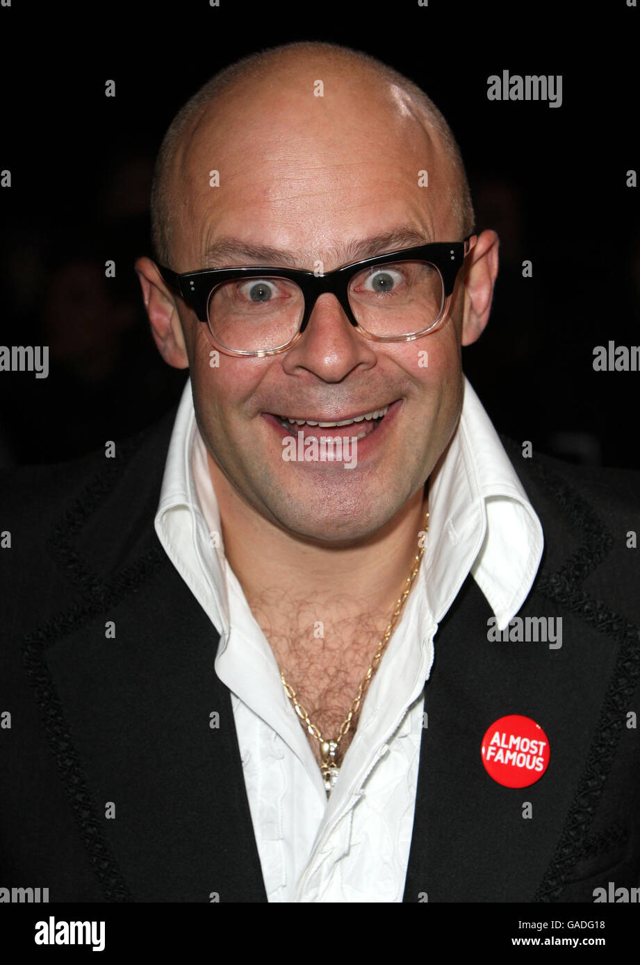 Harry Hill arriving for the 2007 National Television Awards (NTA's) at the Royal Albert Hall, west London. Stock Photo
