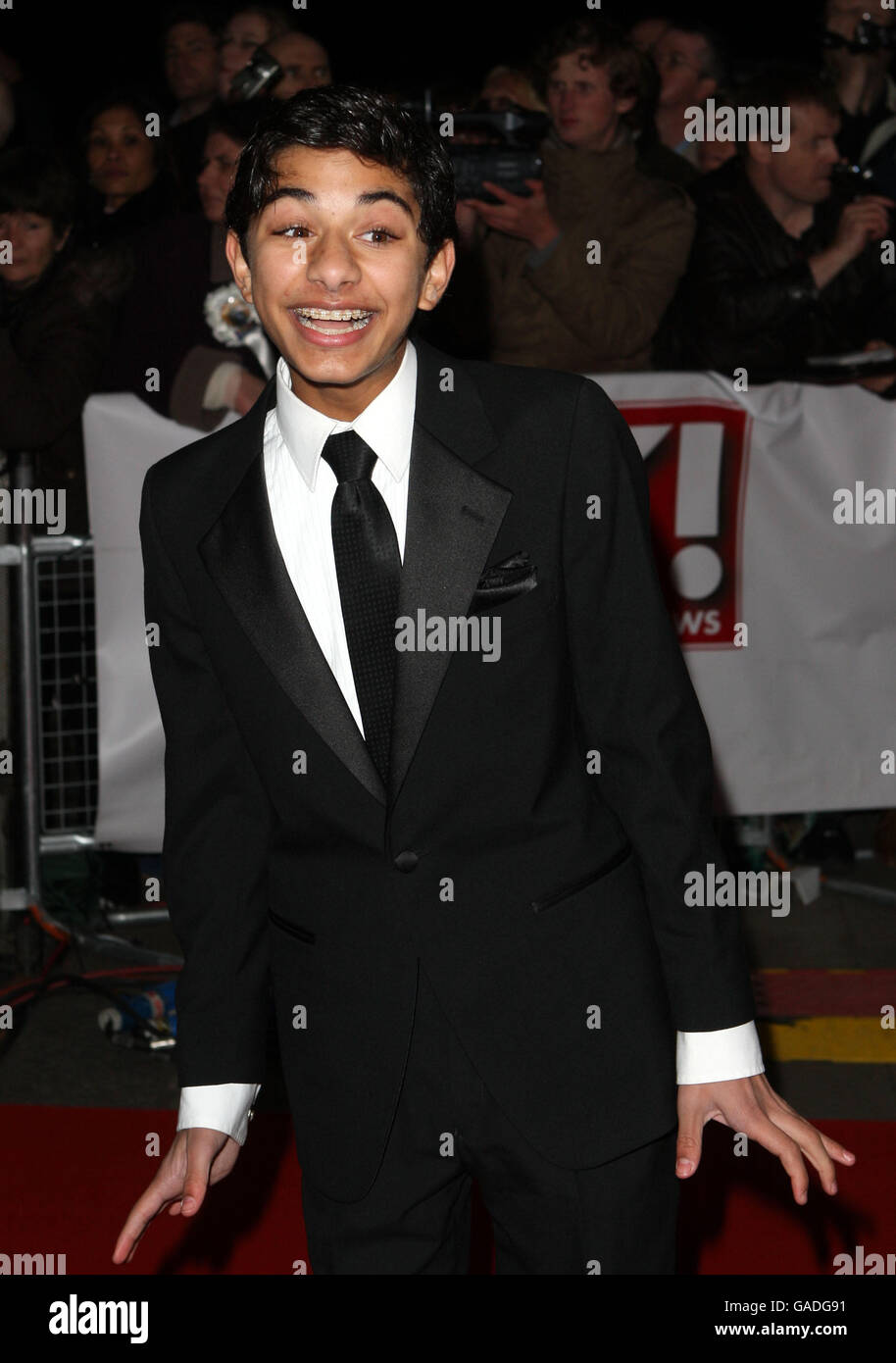 Mark Indelicato arriving for the 2007 National Televsision Awards (NTA's) at the Royal Albert Hall, west London. Stock Photo