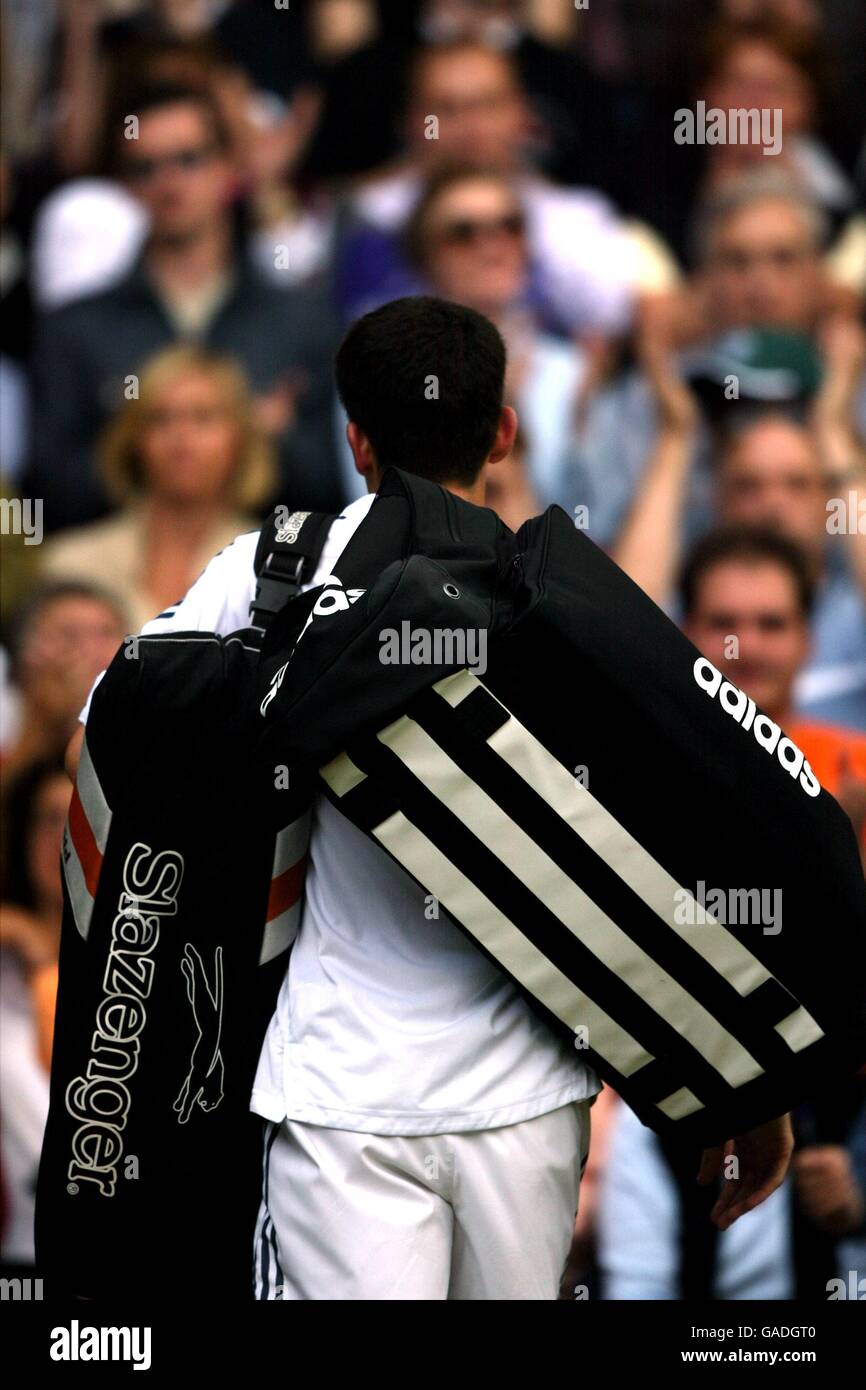 Tennis Wimbledon 2002 Semi Final Stock Photo Alamy