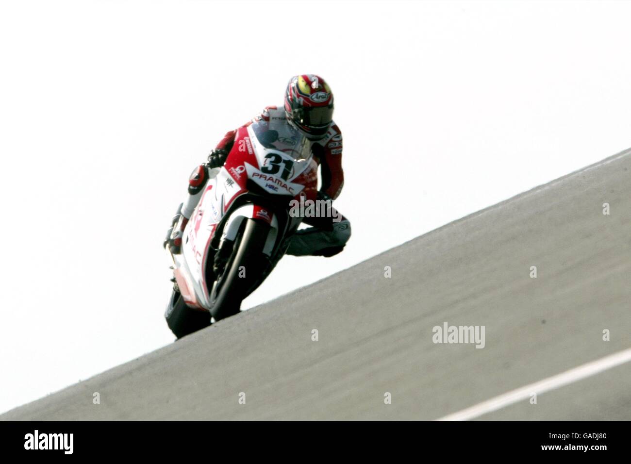 Motorcycling - British Grand Prix. Tetsuya Harada, Pramac Honda Racing Team Stock Photo