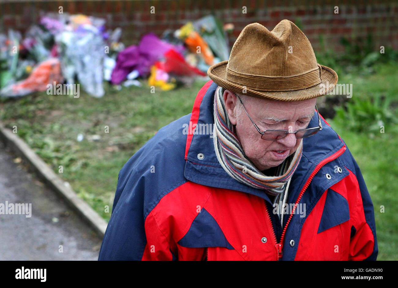 Ian McNicol, the father of missing student Dinah McNicol visits the Kent house where his daughter's remains are believed to have been hidden for 16 years. Stock Photo