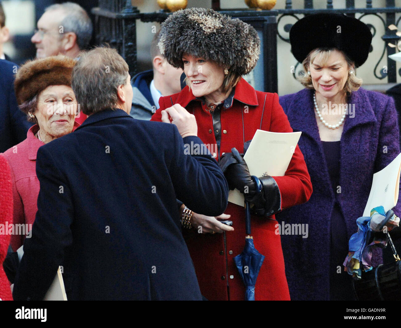 Wife of the duke of westminster leaves westminster abbey hires stock
