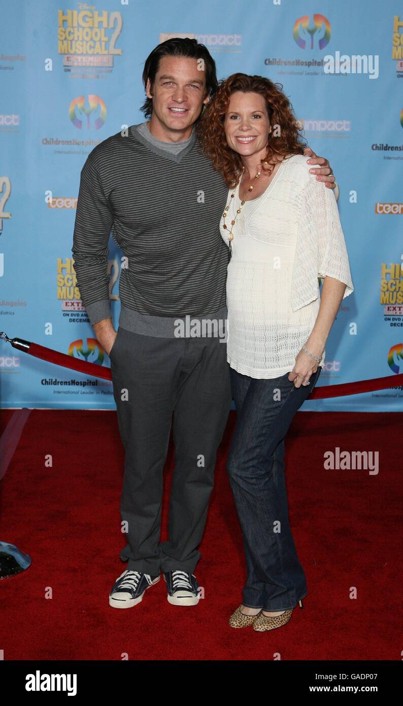 Bart johnson arrives dvd premiere high school musical 2 hires stock photography and images Alamy