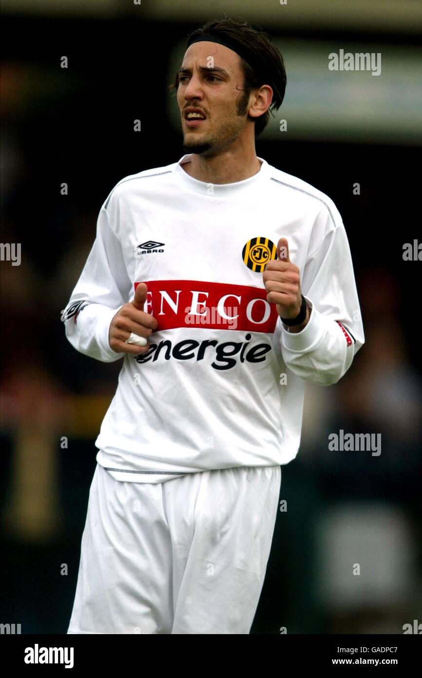Roda JC Kerkrade's Ivan Vicelich in action against Club Brugge Stock Photo