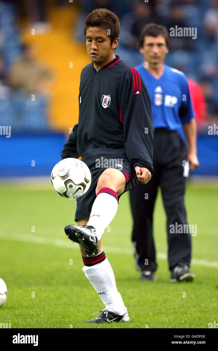 Fanion FC Sochaux Vs FC Fulham - Coupe Intertoto 2002 - 10x9 Cm - Occasion