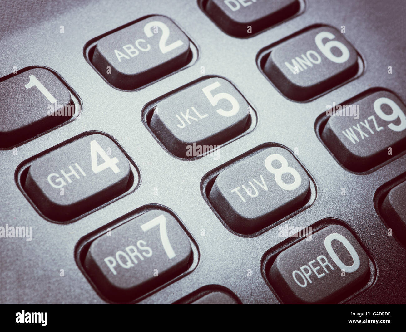 Telephone numeric keypad Stock Photo Alamy