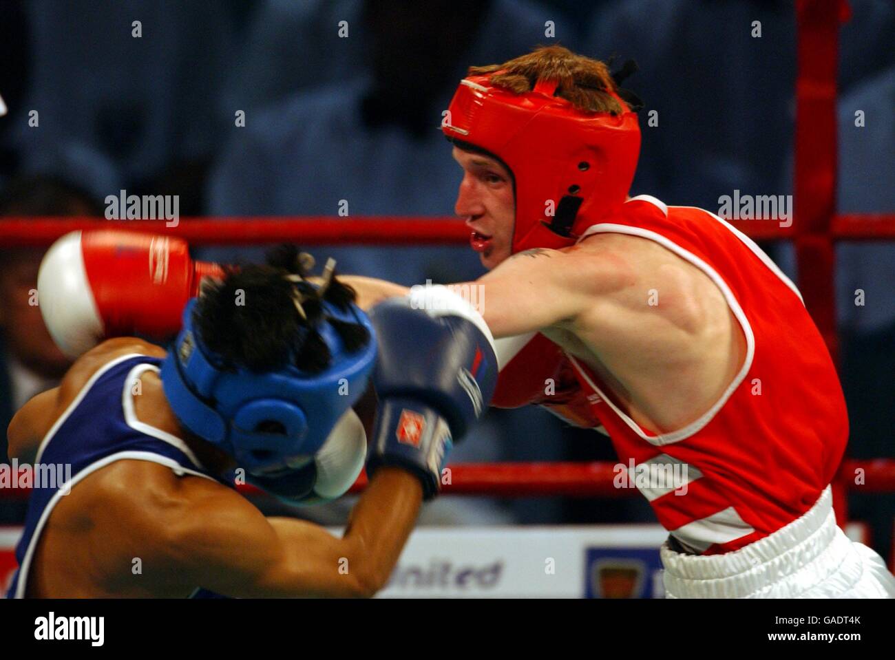 Manchester 2002 Commonwealth Games Boxing Light Flyweight Stock Photo Alamy
