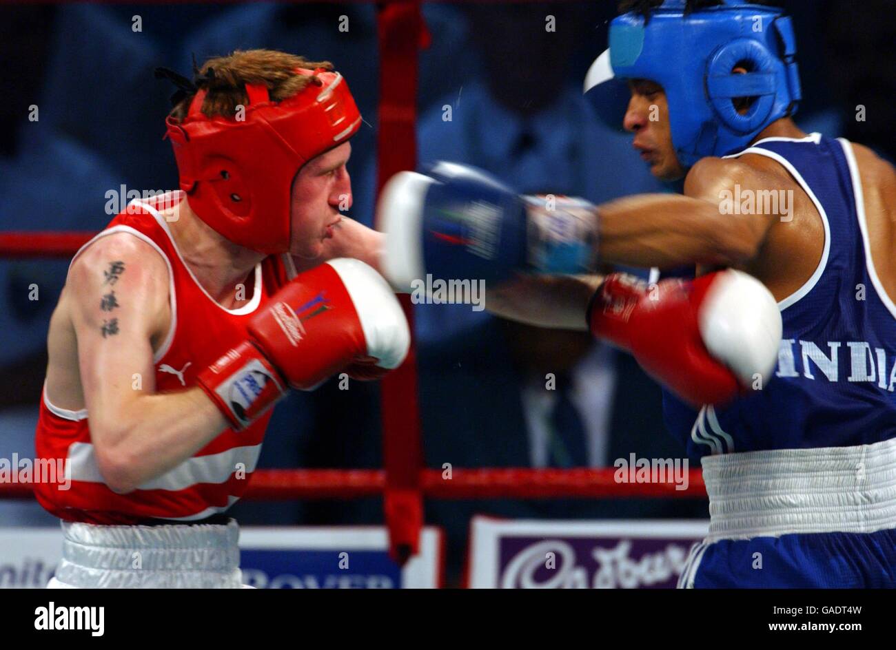 Manchester 2002 Commonwealth Games Boxing Light Flyweight Stock Photo Alamy
