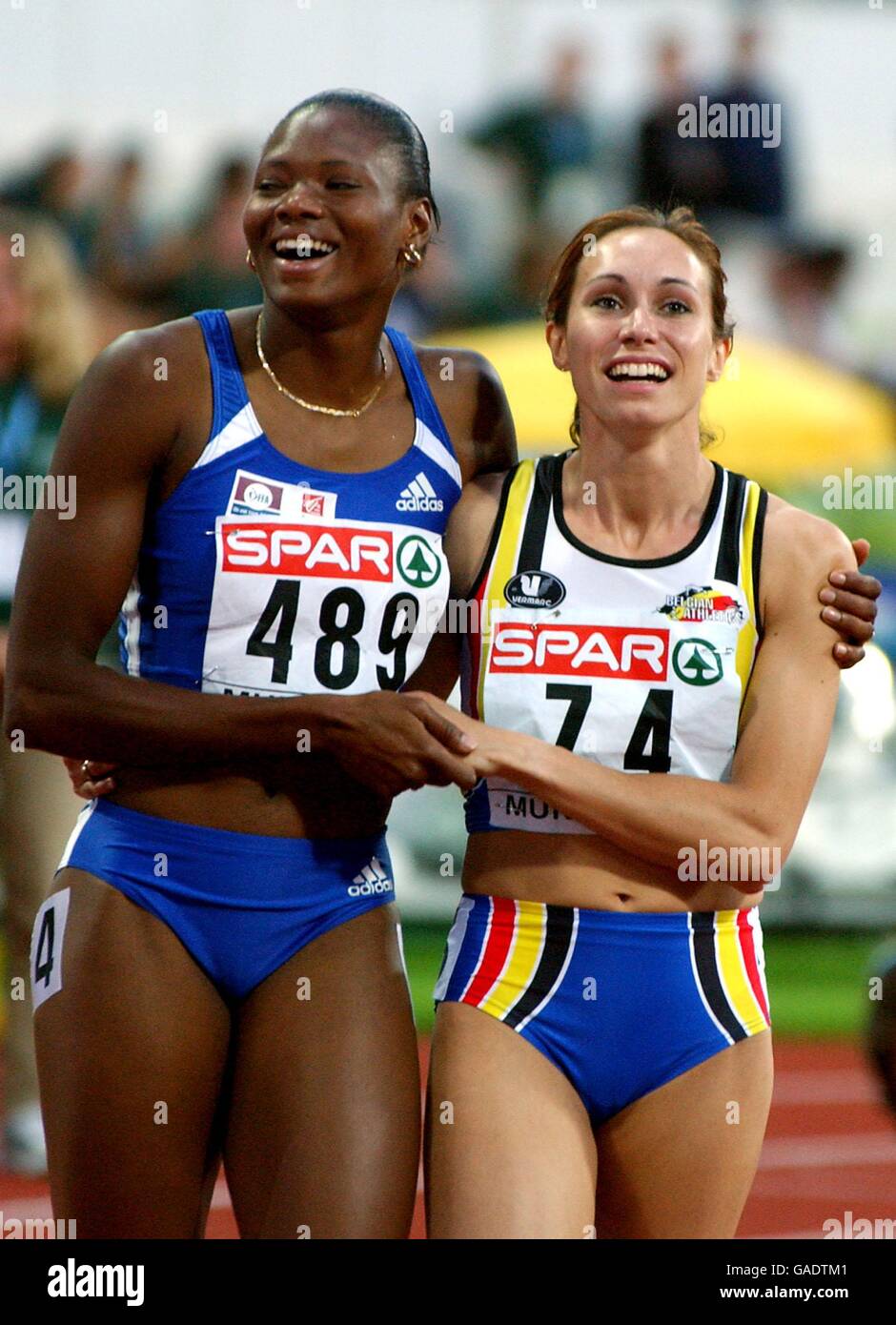 Athletics - European Athletics Championships - Munich 2002 - Women's 200m Final Stock Photo