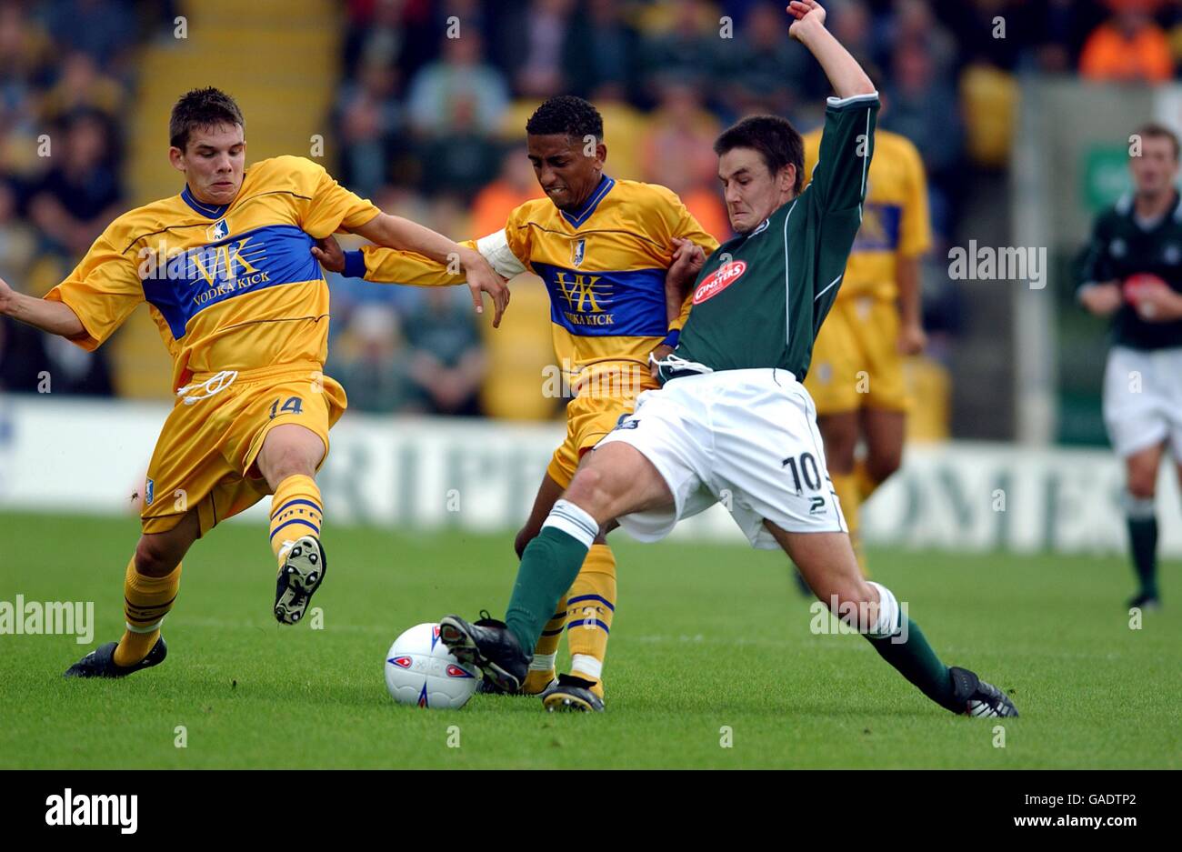 Soccer - Nationwide League Division Two - Mansfield Town v Plymouth Argyle Stock Photo