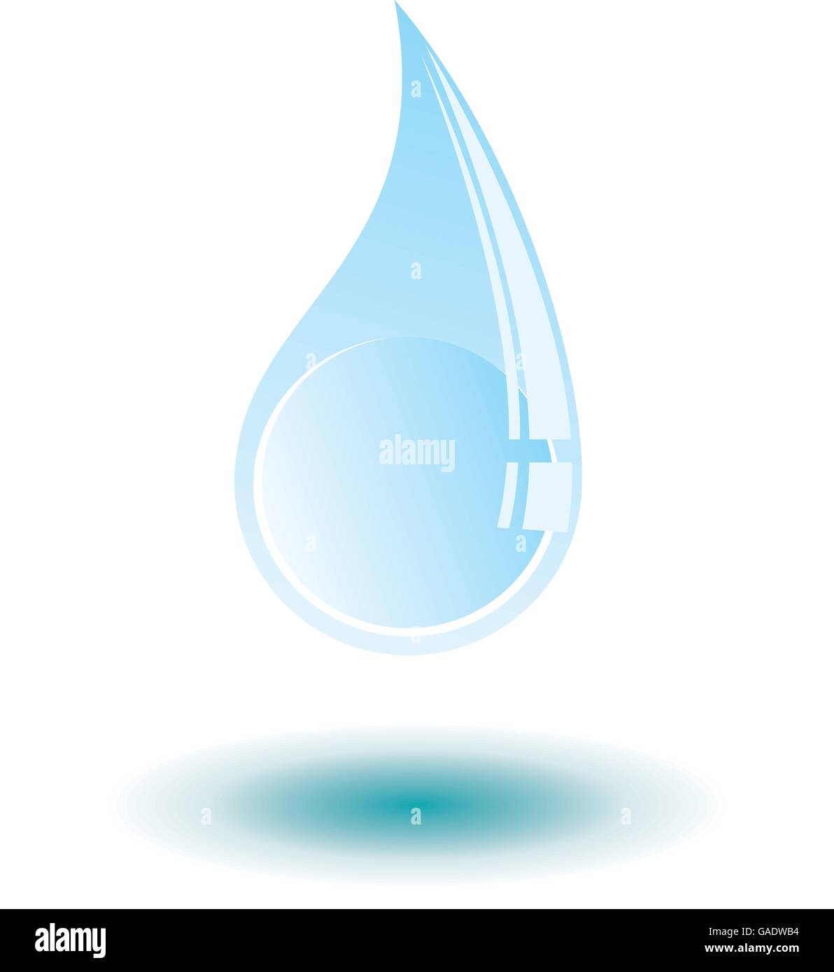 vector illustration of a water drop Stock Vector