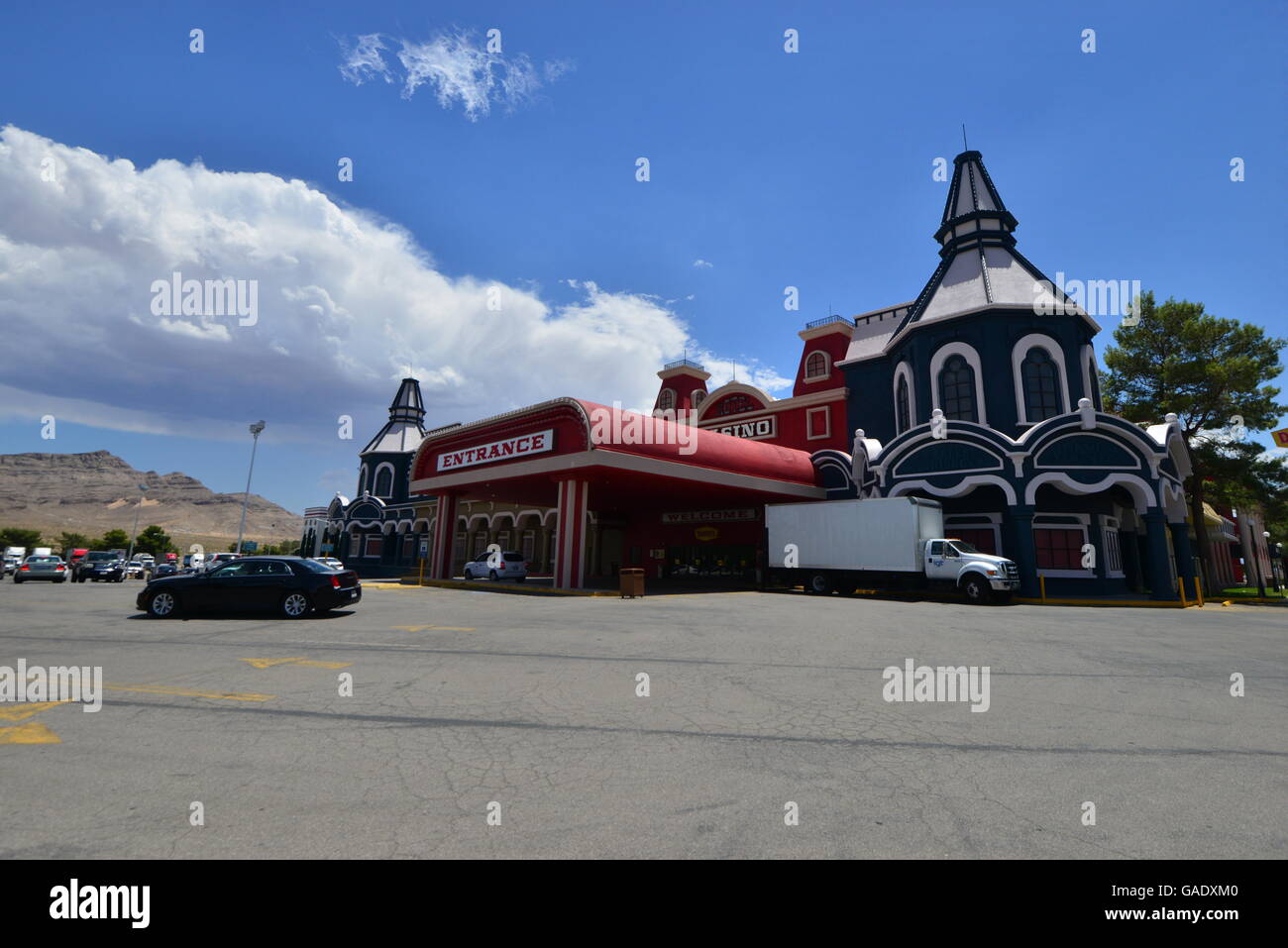 Gold strike Casino Las Vegas Stock Photo