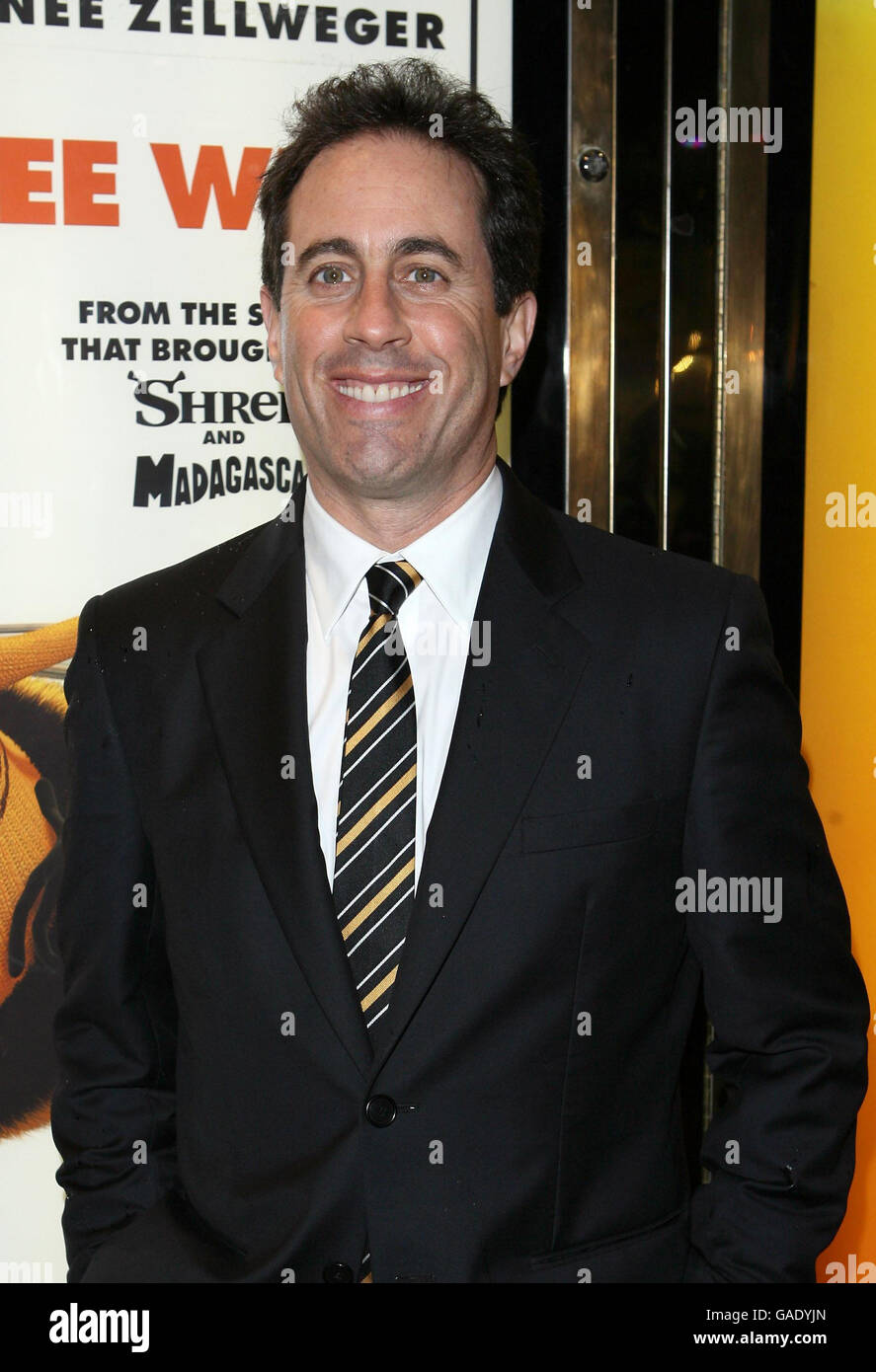 UK Premiere of Bee Movie - London. Jerry Seinfeld arrives for the UK Premiere of Bee Movie at Empire in Leicester Square, central London. Stock Photo
