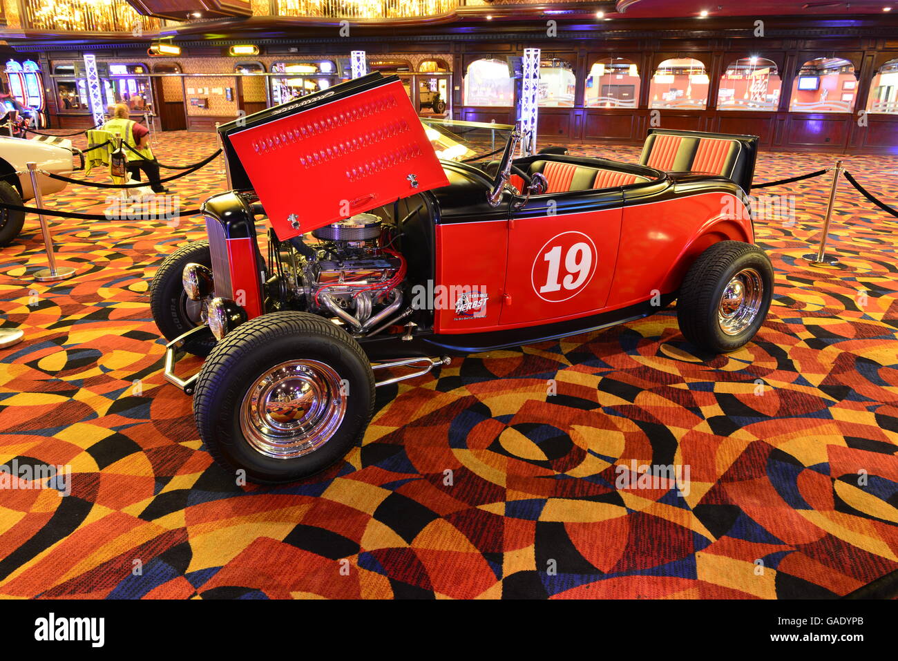 American custom car in Las Vegas Stock Photo Alamy