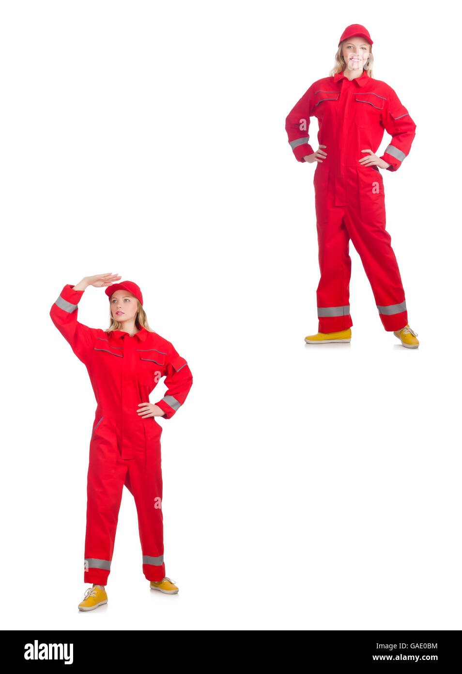 Foreman in gloves overalls hi-res stock photography and images - Alamy