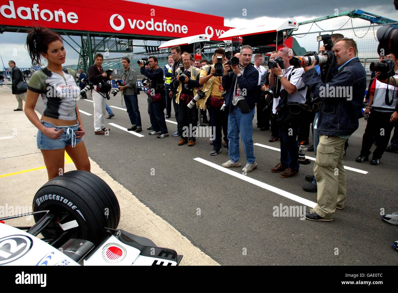 Formula One Motor Racing - British Grand Prix - Practice Stock Photo