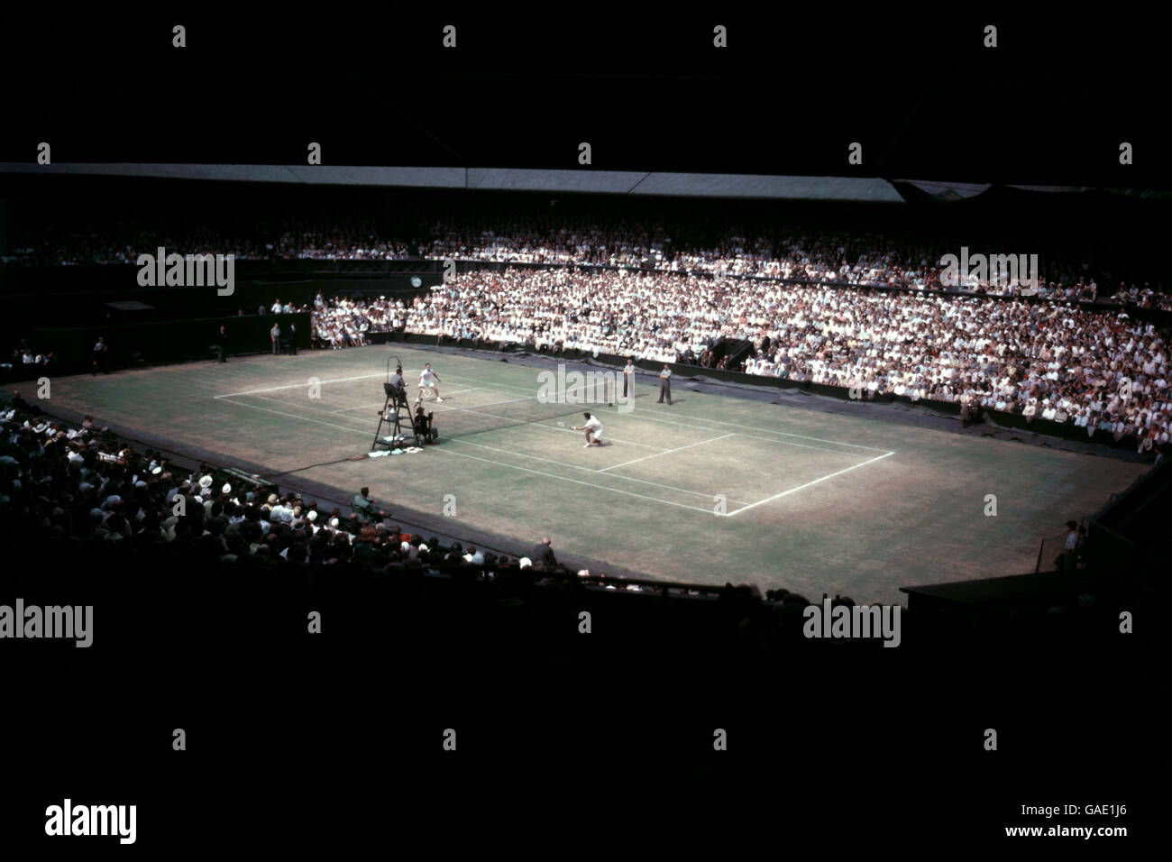 Tennis Championships 1950s Stock Photos & Tennis Championships 1950s